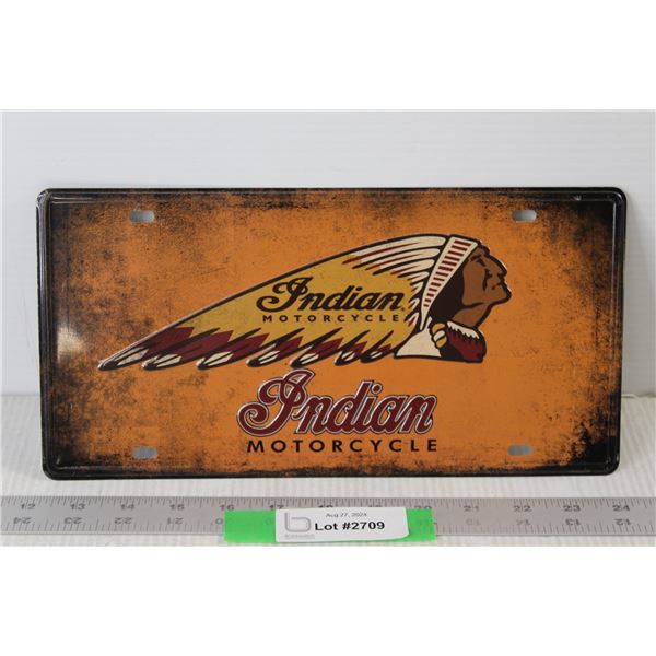 Indian Motorcycle metal Sign