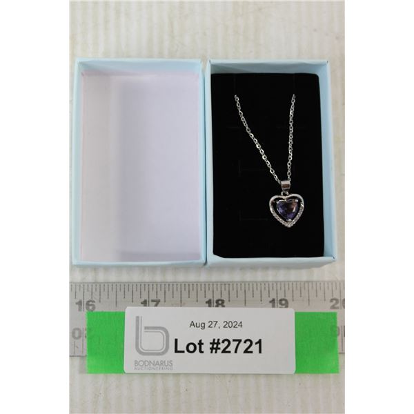 Heart Shaped Necklace - Cannot Guarantee Authenticity