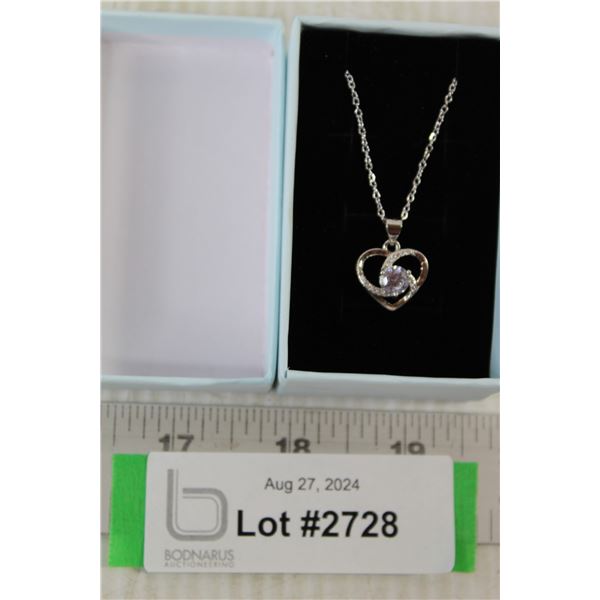 Heart Shaped Necklace - Cannot Guarantee Authenticity