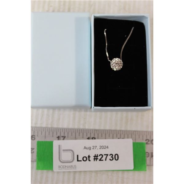 Crystal Ball Necklace - Cannot Guarantee Authenticity
