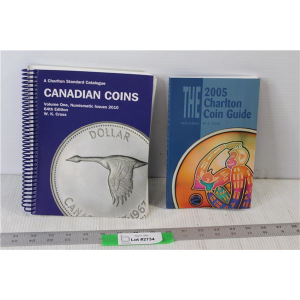 (2) Charlton Canadian Coin Books