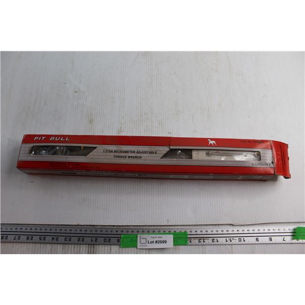 Pit Bull 1/2'' DR Micrometer Adjustable Torque Wrench