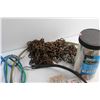 Image 2 : (2) Chains, Assorted Cable Ties, (2) Packs of Playing Cards and Assorted Items