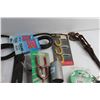 Image 2 : (2) Dayco Drive Belts, Globe Trouble Light, Heavy Duty Muffler Clamp and Assorted Items