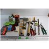 Image 1 : Hammer, Tin Snips, Oil Filters and Assorted Items