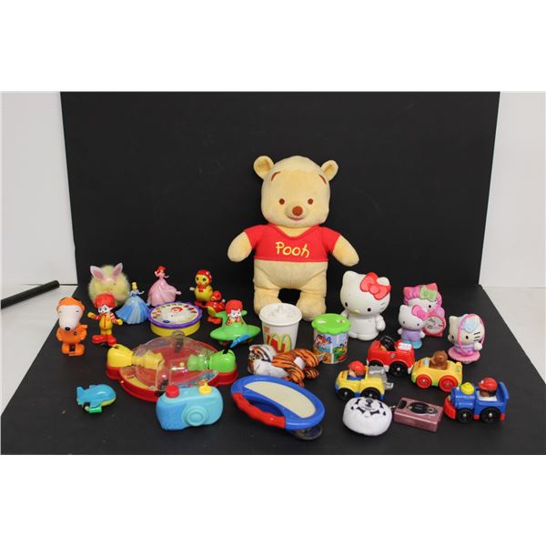 (15+) Small Toys - McDonalds, Hello Kitty, Pooh Bear, Little People
