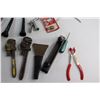 Image 4 : (2) Adjustable Wrenches, Hammer, Bench Hand Plane and Assorted Items