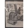 Image 2 : Raccoon Family Print by John Curran - 45/195, 24 3/4" x 19 1/4"