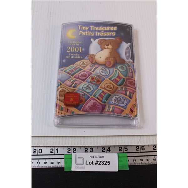 Tiny Treasures 2001 Uncirculated Canadian Coin Set - Sealed