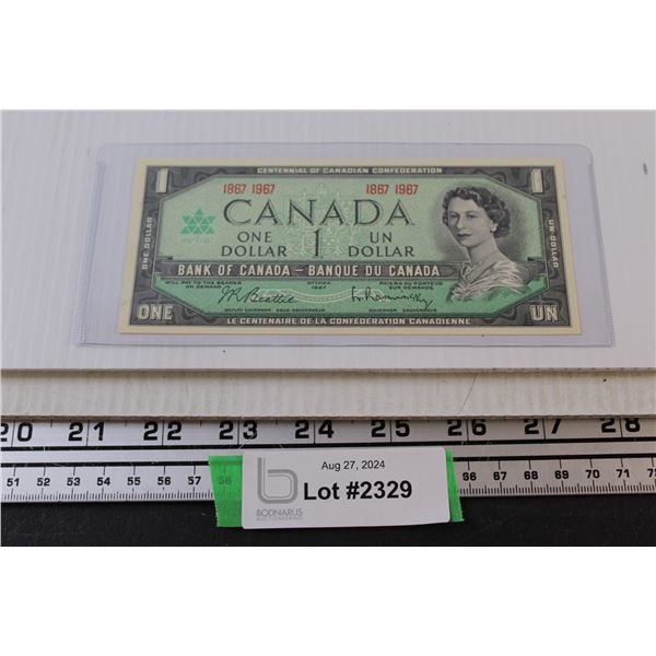 1967 Canadian $1 Bill