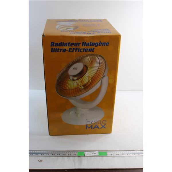 Home Max Ultra Efficient Halogen Powered Heater - New