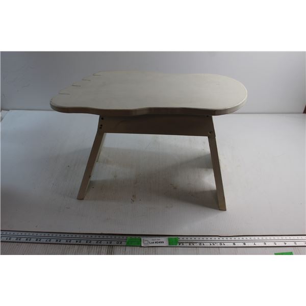 Food Shaped Wooden Stool 12'' x 9''