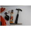 Image 3 : Hammer, Carpenter Square, Saber Saw Blade Set and Assorted Items