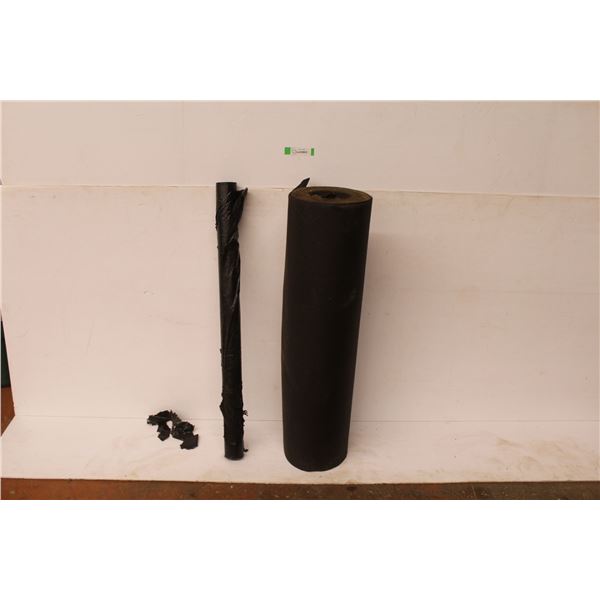 *36" Roll of Tar Paper - 36" Roll of Black Poly.