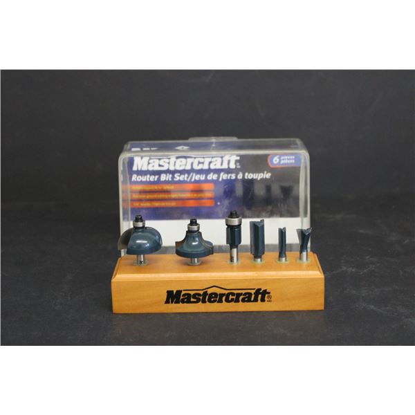 Mastercraft 6 Piece Router Bit Set