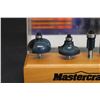 Image 2 : Mastercraft 6 Piece Router Bit Set