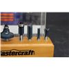 Image 3 : Mastercraft 6 Piece Router Bit Set