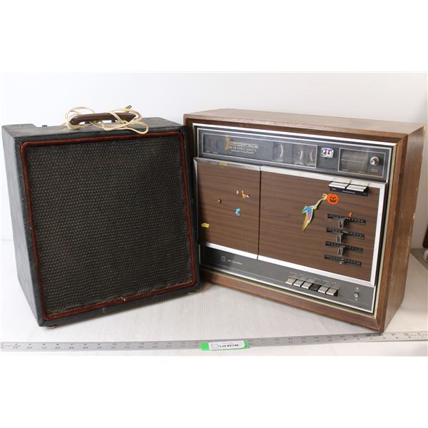 Amp, AM-FM Stereo Radio Cassette Automatic Tuning System - Both Untested