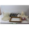 Image 1 : Artificial Roses, (3) Pictures Frames, Plastic Plate, Plastic Cup, Plastic Bowl, Vacuum Accessories,