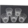 Image 3 : Set of (17) Party Lite Glass Cups - Missing 1 Medium Cup