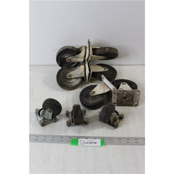 (9) Dolly Roller Wheels - Casters