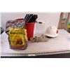 Image 1 : Bag of Charcoal, Safety Hat, Misc.