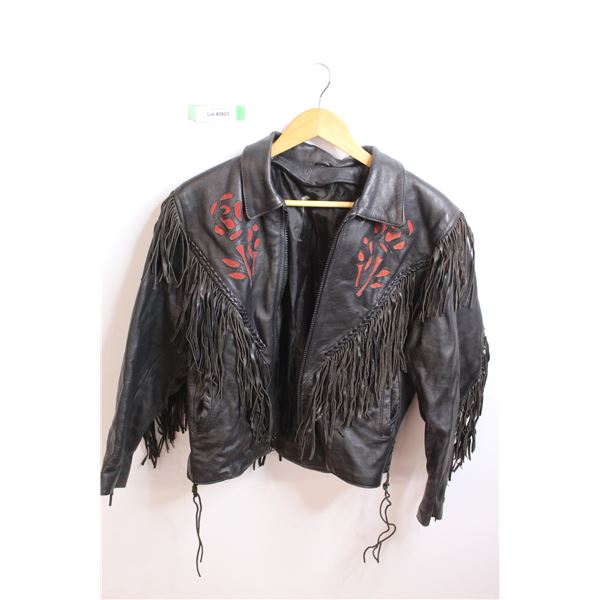 *Genuine Leather Tassel Jacket - Size Unknown