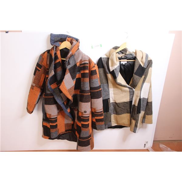 *(2) Fall Coats - Large