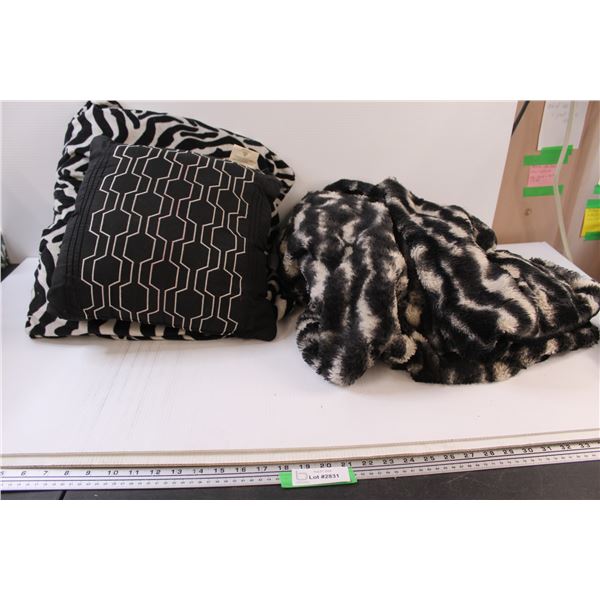 Blanket, (2) Pillows - All Smell of Heavy Cologne