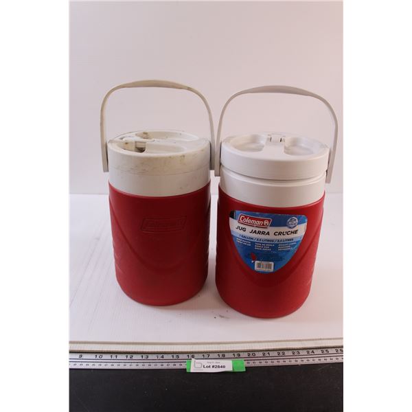 (2) Coleman Jugs