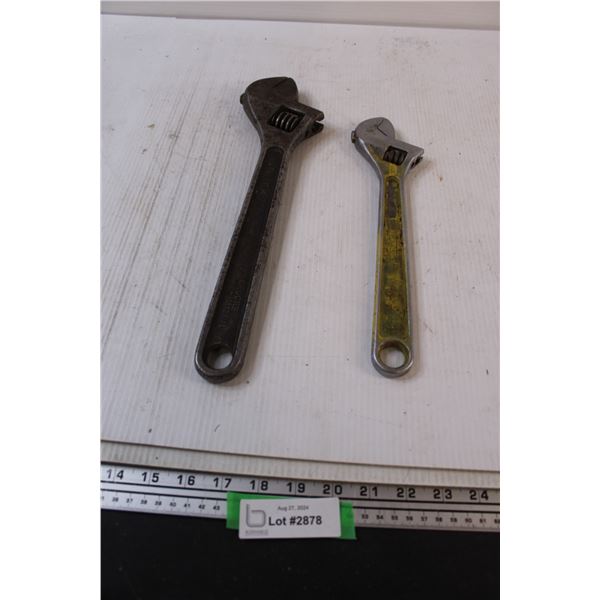 (2) Crescent Wrenches - 15", 12"