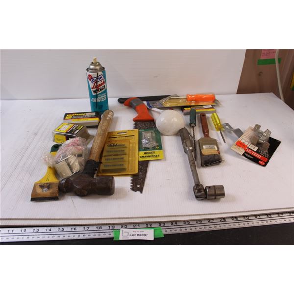 Assorted Tools, Ball Peen Hammer