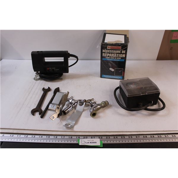 Black & Decker Jigsaw - Untested, (2) Faucets, Misc.