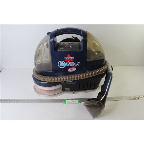 Bissell Pet Spot Bot Shampooing Machine (running - tape on hose end)