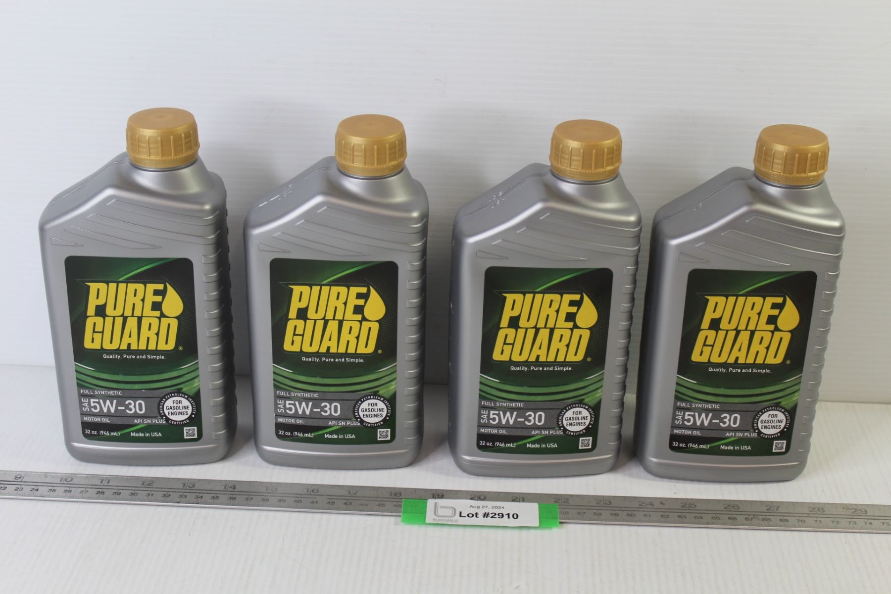 Pure Guard (4) Pure Guard 1 Liter Jugs of 5w-30 Full Synthetic Oil (NIB ...