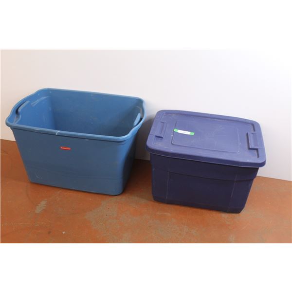 *(2) Totes (missing one lid)