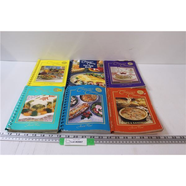 (6) Company's Coming Cookbooks - Assorted
