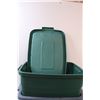 Image 2 : (2) 10 Gallon Rubbermaid Storage Containers w/Lids