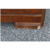 Image 4 : ** Hammond Burled Walnut Antique Four-Drawer Dresser - Some Wear - 49" Tall, 18" Deep, 30" Wide