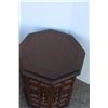 Image 2 : ** Pair of Octagonal End Tables w/Doors - 19" x 24" - Some Wear As pictured