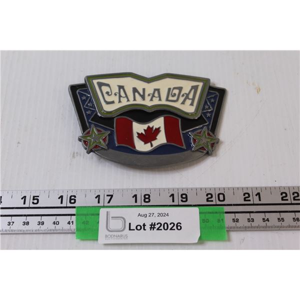 Canada Belt Buckle - 5" Long