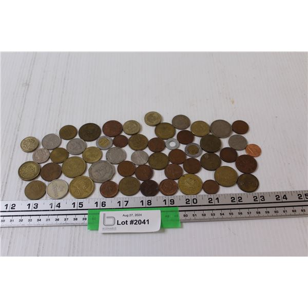 Various Coins & Tokens Lot