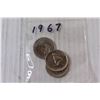 Image 2 : Canadian Coin Collections: 1967 Dimes & Nickels