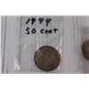 Image 4 : 1927 Canadian Confederation Coin & (2) 2002 Fifty Cent Coins (100 Year Edition), 1944 Fifty Cent Coi