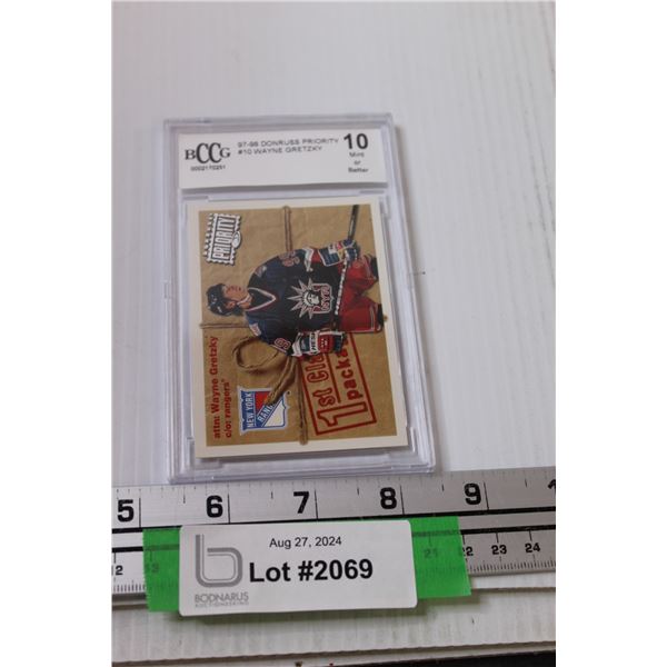 Wayne Gretzky Donruss 1997-98 Graded Hockey Trading Card