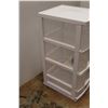 Image 3 : * Plastic Storage Four Drawer w/Wheels - 13" x 17" 29.5"