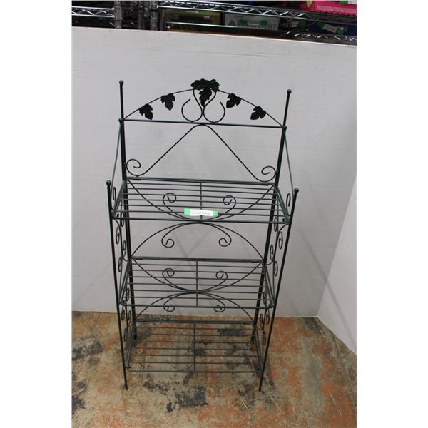 * Metal Three Shelf Display - 43" x 20" x 12"