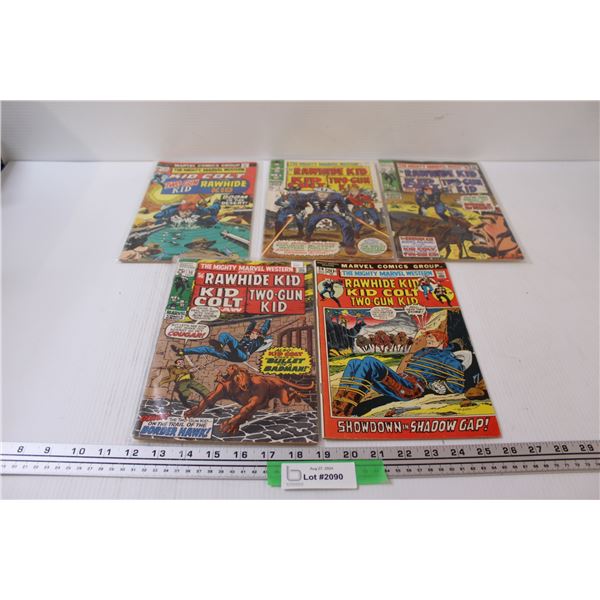(4) Rawhide Kid & (1) Kid Colt Vintage Comicbooks