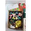 Image 2 : *(9) Vintage Christmas Ornaments, (10+) Assorted Bags and Tote