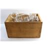 Image 7 : *(10) Assorted Glass Sealer Jars and Wooden Crate